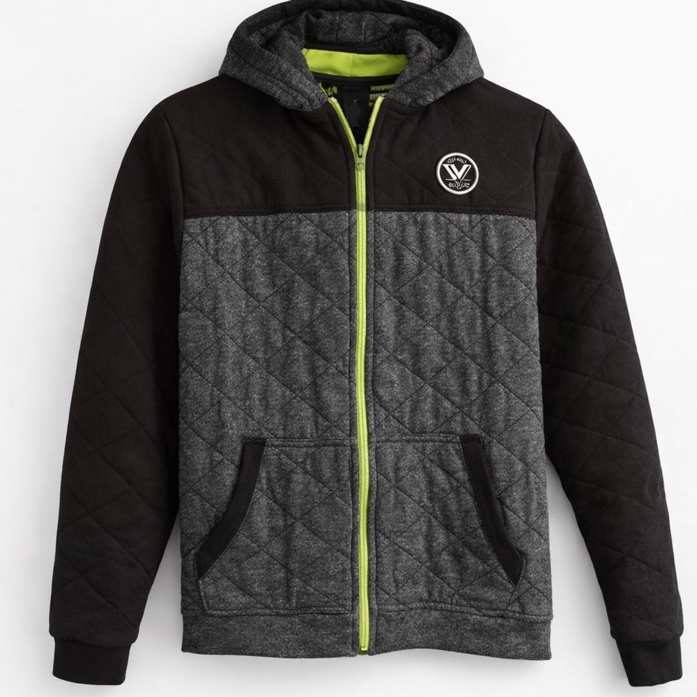 Shaun White Black and Gray Kids Jacket